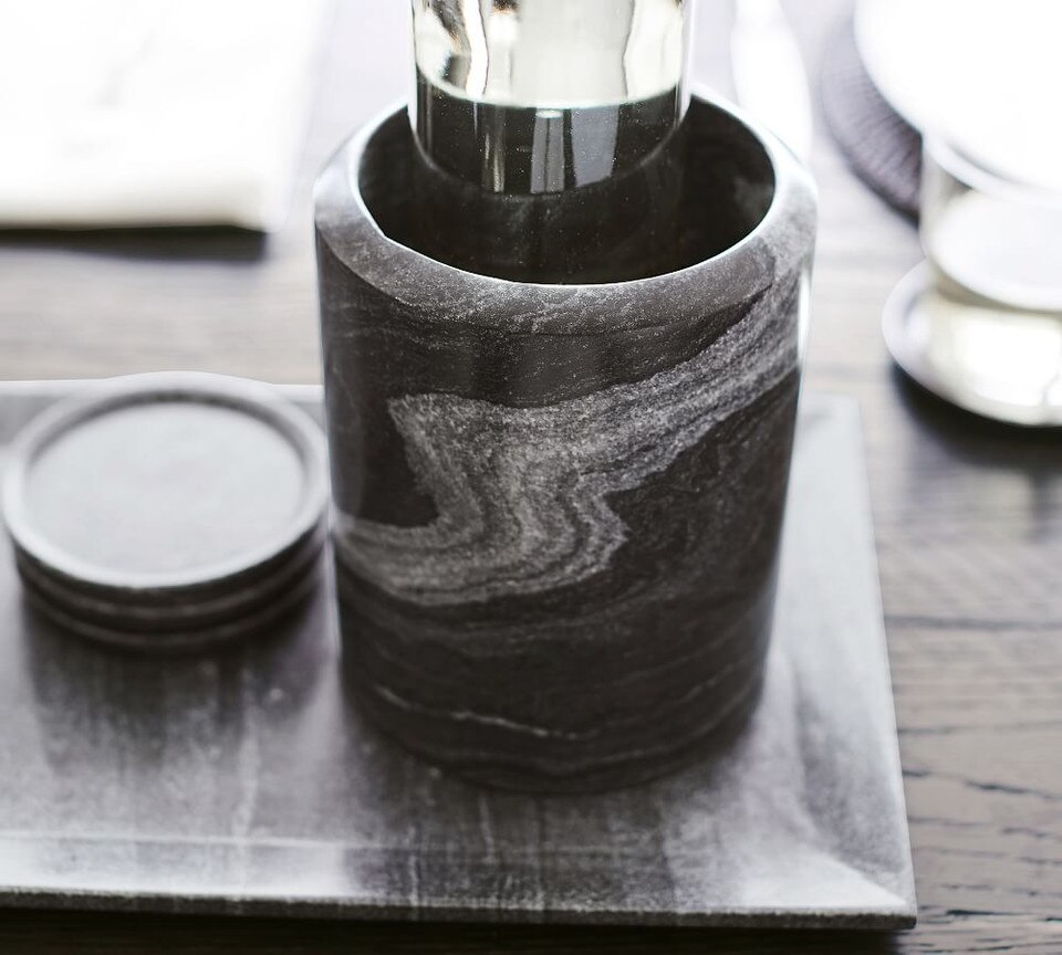 Black Marble Wine Cooler Pottery Barn Australia